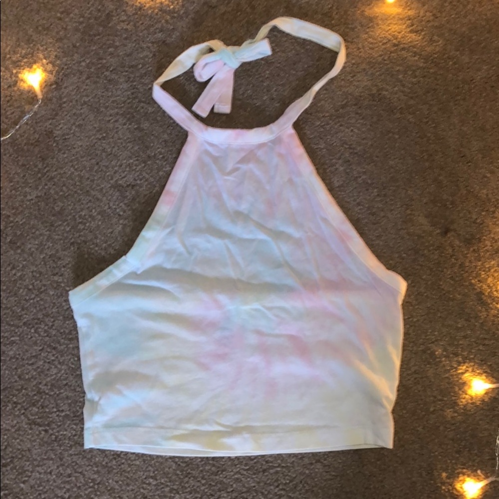Halter crop top